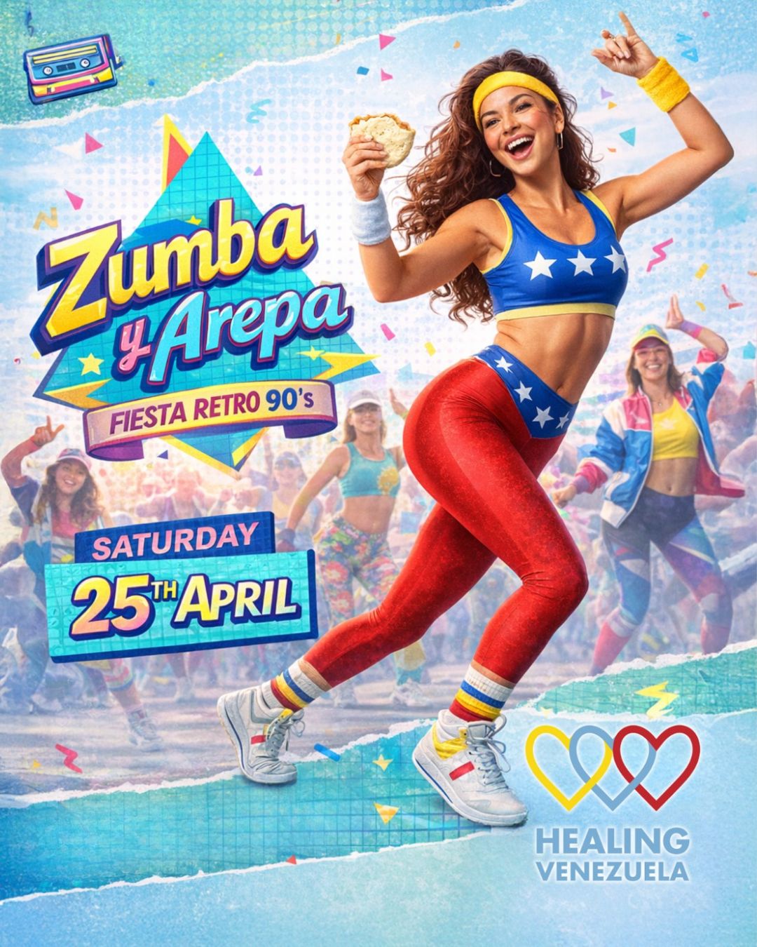 Zumba y arepa